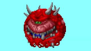Cacodemon spins around with Funky Town playing
