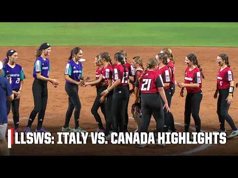 Italy vs. Canada | Little League Softball World Series | Full Game Highlights
