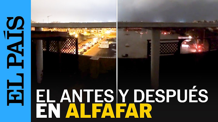 DANA VALENCIA | La tarde en la que Alfafar pasa de la normalidad a estar inundada, en cuatro minutos