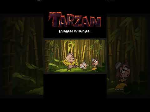 Tarzan in ONE MINUTE #shorts