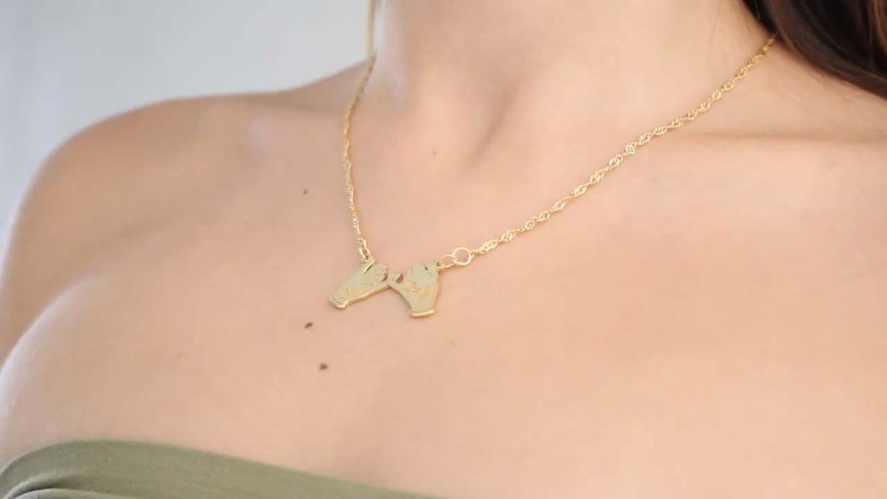 Customized Pinky Promise Name Necklace 