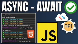 Async y Await en JavaScript: Cómo Funcionan las Promesas | Asincronía en JS | Ejemplo Práctico ✅