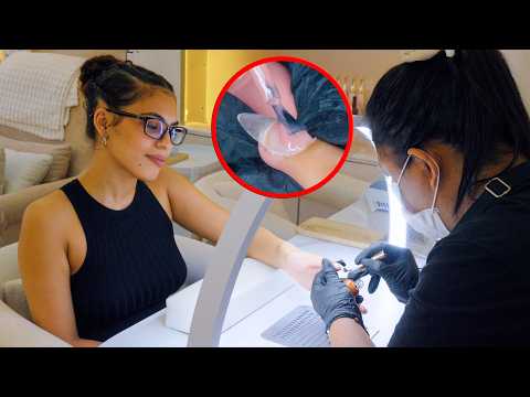 ASMR: I Love the Result! 💅 Simple and Easy Nail Art Design at Bangkok Top Nail Spa