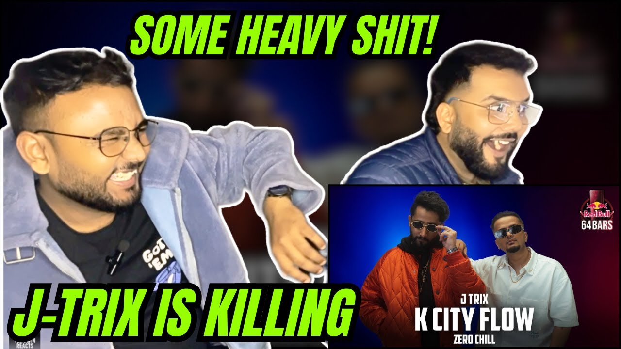 K City Flow - J Trix x Zero Chill Reaction | Red Bull 64 Bars | THE TWIN REACTS