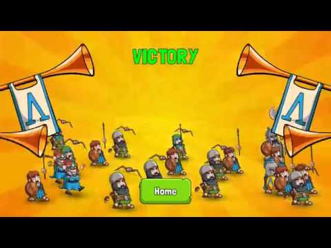 Spartania Casual Strategy 11 Level 24 UPGRADE FORTRESS And COMMANDER Android IOS Gameplay