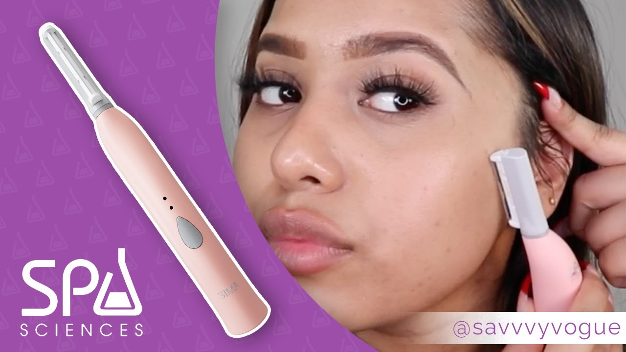 SavvvyVogue Uses The SIMA Sonic Dermaplaning Device By Spa Sciences