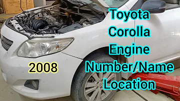 How do I find the model number of my Toyota Corolla?