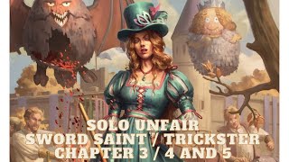 Pathfinder: Wrath of the Righteous - Solo Unfair Sword Saint / Trickster - Chapter 3 / 4 / 5