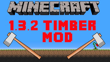HOW TO INSTALL MINECRAFT 1.3.2 TIMBER MOD (Download Link In Description)