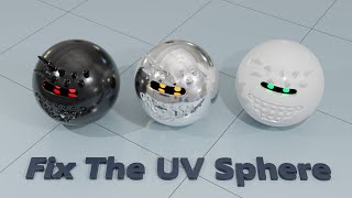 Blender - Fixing The UV Sphere - #13 Subdivision Surface Modelling in Blender