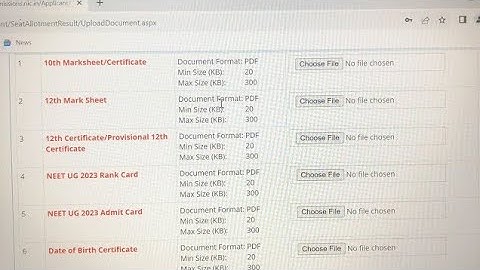 How to Upload Documents On MCC Portal lAIQ Round 2 Allotment DownloadlNeet 2023 Latest News Today