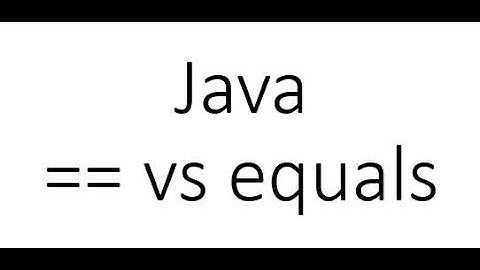 Java для начинающих - equals vs ==, разница между == и equals, как правильно сравнивать объекты