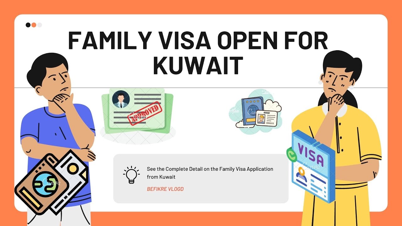 kuwait family visit visa documents required