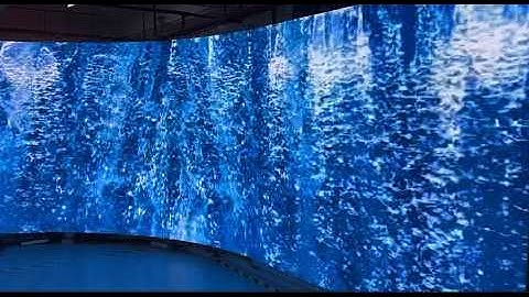How to make indoor curvd LED screen with WAVE SERIES cabinets?