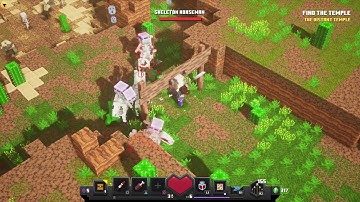 Minecraft Dungeons - Cacti Canyon Mission Solo No Commentary Walkthrough