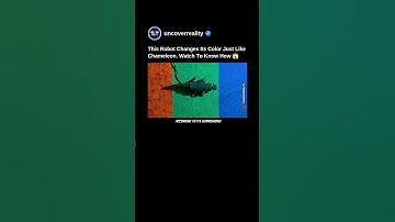 This Robot Changes Its Color Just Like Chameleon. Watch To Know How 😱 #robot #shorts #engineering