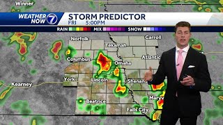 Rounds of storms to end the week: Wednesday, April 24th