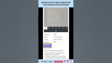 How to resize our photo and signature for online applications | Explained in Telugu