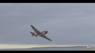 Hobbyking P40 low pass along the coast