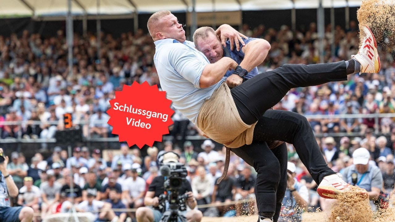 Schlussgang Innerschweizer Schwing- und Älplerfest: Joel Wicki gegen Pirmin Reichmuth gestellt