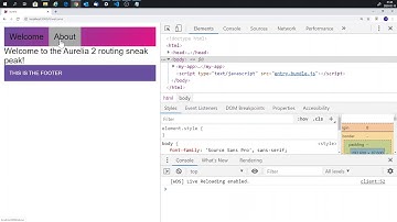 Aurelia 2 live coding sneak peek: New routing features