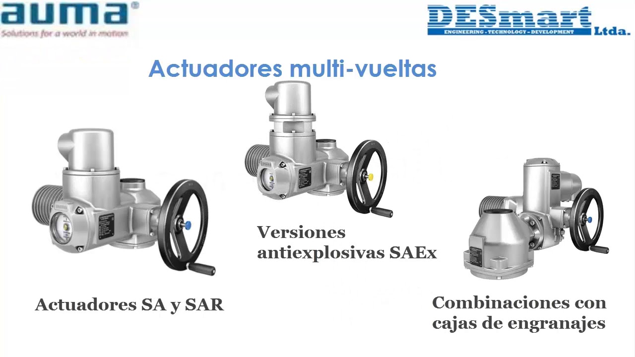 AUMA - Especialista en Actuadores Eléctricos - YouTube