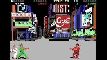 Exploding Fist C64 Commodore Longplay Gameplay Playthrough By Urien84