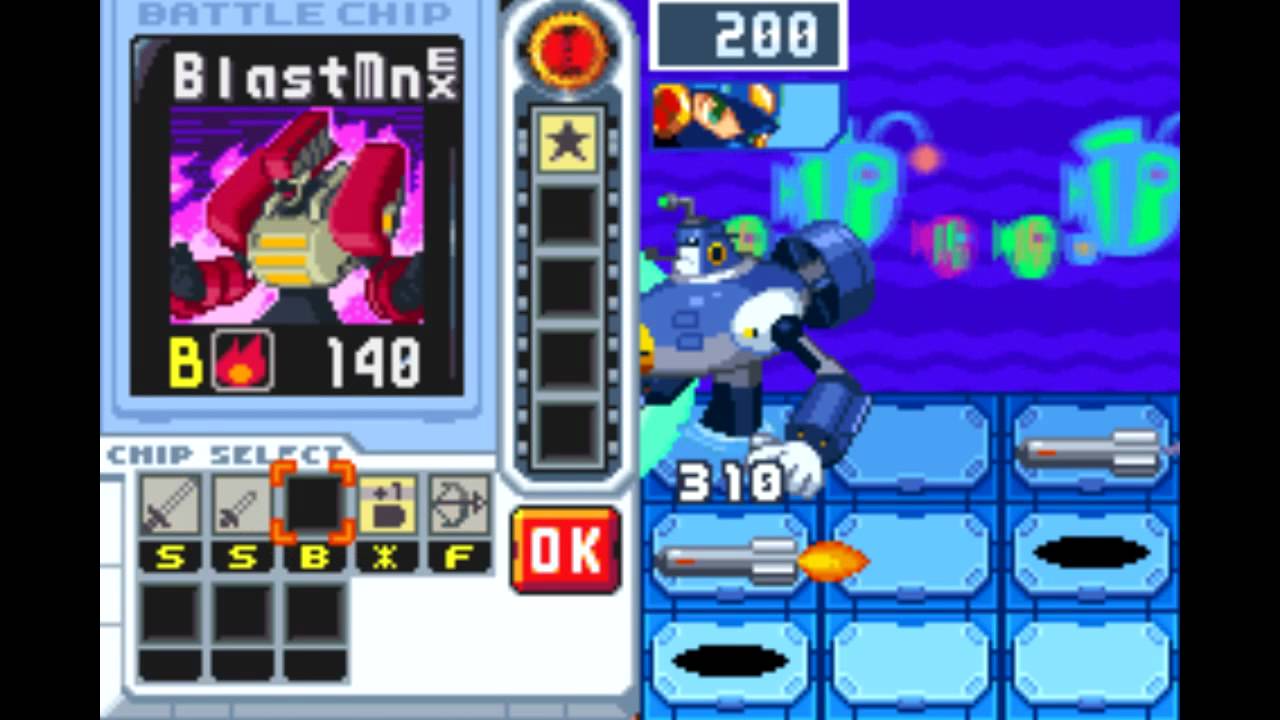 Megaman Battle Network 6 Cybeast Falzar - DiveMan