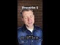 Proverbs 5 - Scripture in a Minute