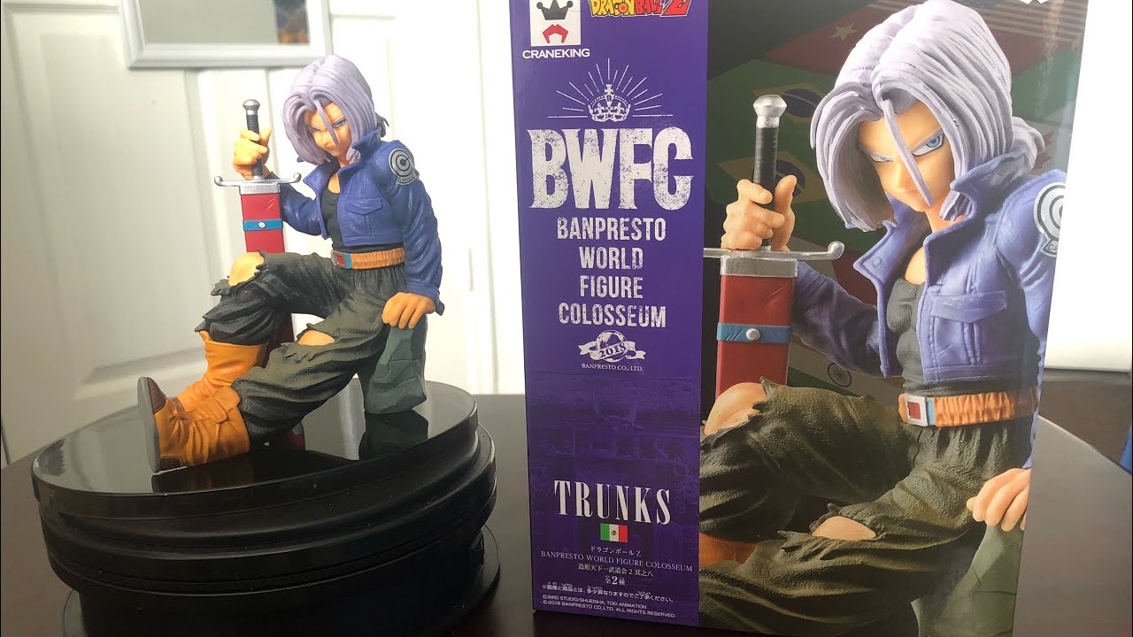 Dragon Ball World Figure Colosseum 2 Future Trunks Pvc Figure Unboxing Youtube