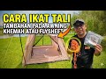 Cara ikat tali tambahan pada awning khemah atau flysheet #mykhalishjourney #ShopeeYTDeals