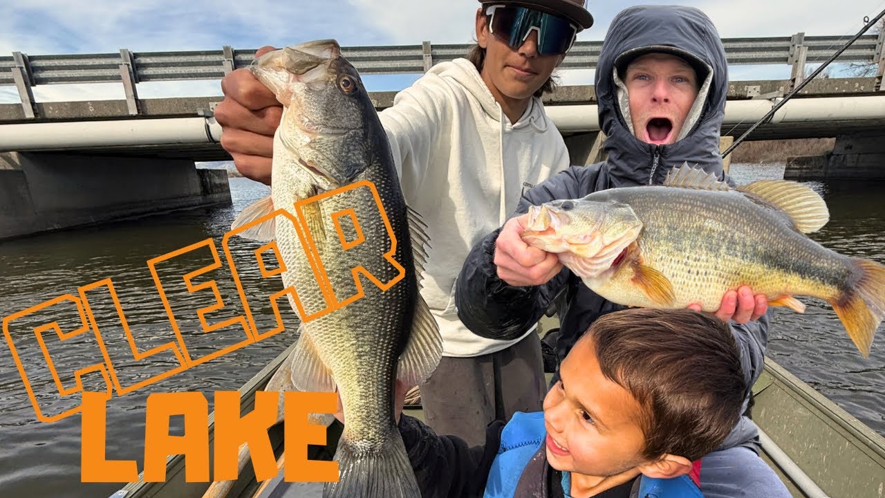 Clear Lake Winter Bass Fishing