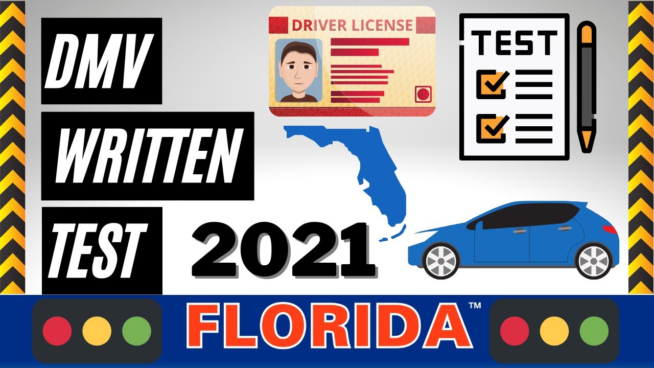 FLORIDA DMV WRITTEN TEST 2021 (Questions & Answers) 