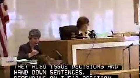 Judges and Magistrates