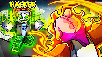 MAKING a HACKER RAGE QUIT in The Strongest Battlegrounds