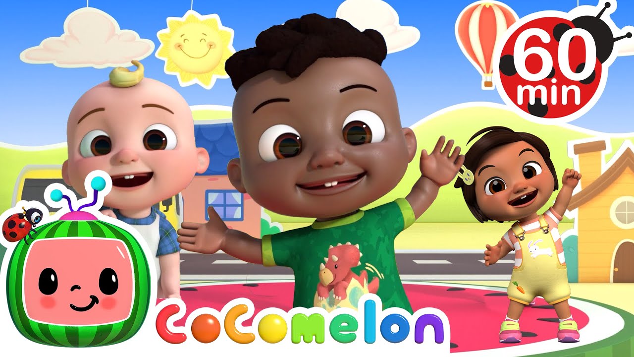 Wheels on the bus dance song more cocomelon it s cody time