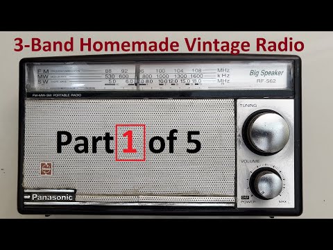 Creating 3-Band, Superheterodyne Full Transistor Radio (Part 1)