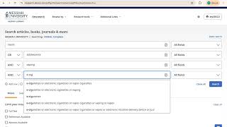 CINAHL Complete Instructional Video - Research Project 1