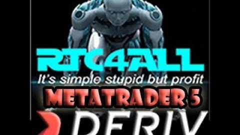 How to use Strategy Tester Metatrader 5 Deriv to RtcDERIV  #robotderivativ  #robotindex #robotprofit