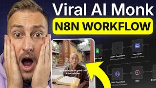 I Copied a 2.5M Follower AI Monk Using n8n + InfiniteTalk (No-Code Tutorial)
