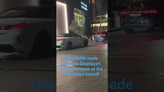 BMW M4 with enormous sound! #bmw #dubai #mall #uae #shorts