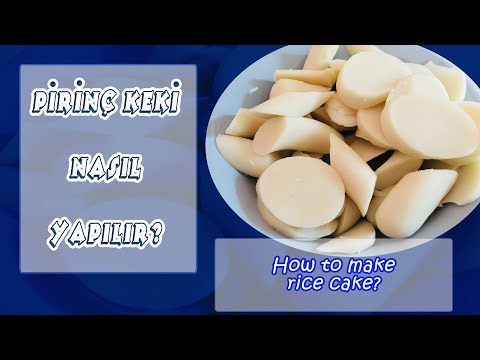 Kore Pirinç Keki / Kesmesi Nasıl Yapılır? / Korean Rice Cake / 가래떡 (Normal Prinç Unu ile)