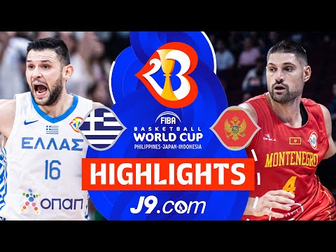 Greece 🇬🇷 vs Montenegro 🇲🇪 | J9 Highlights | FIBA Basketball World Cup 2023