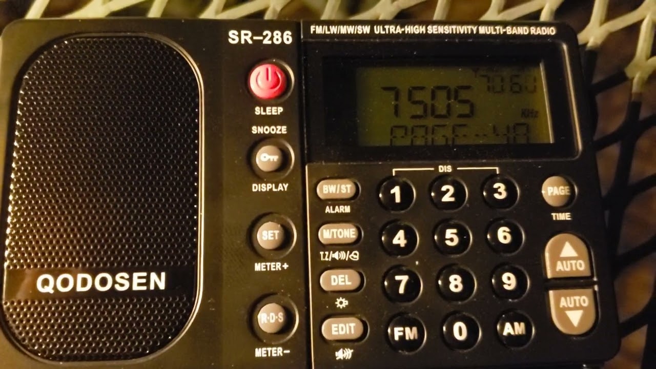 7505 WRNO New Orleans Shortwave Radio Qodosen SR-286