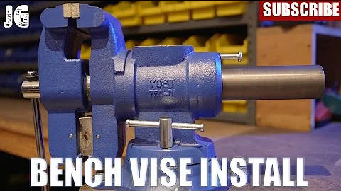 YOST Bench Vise Install - Jimbos Garage