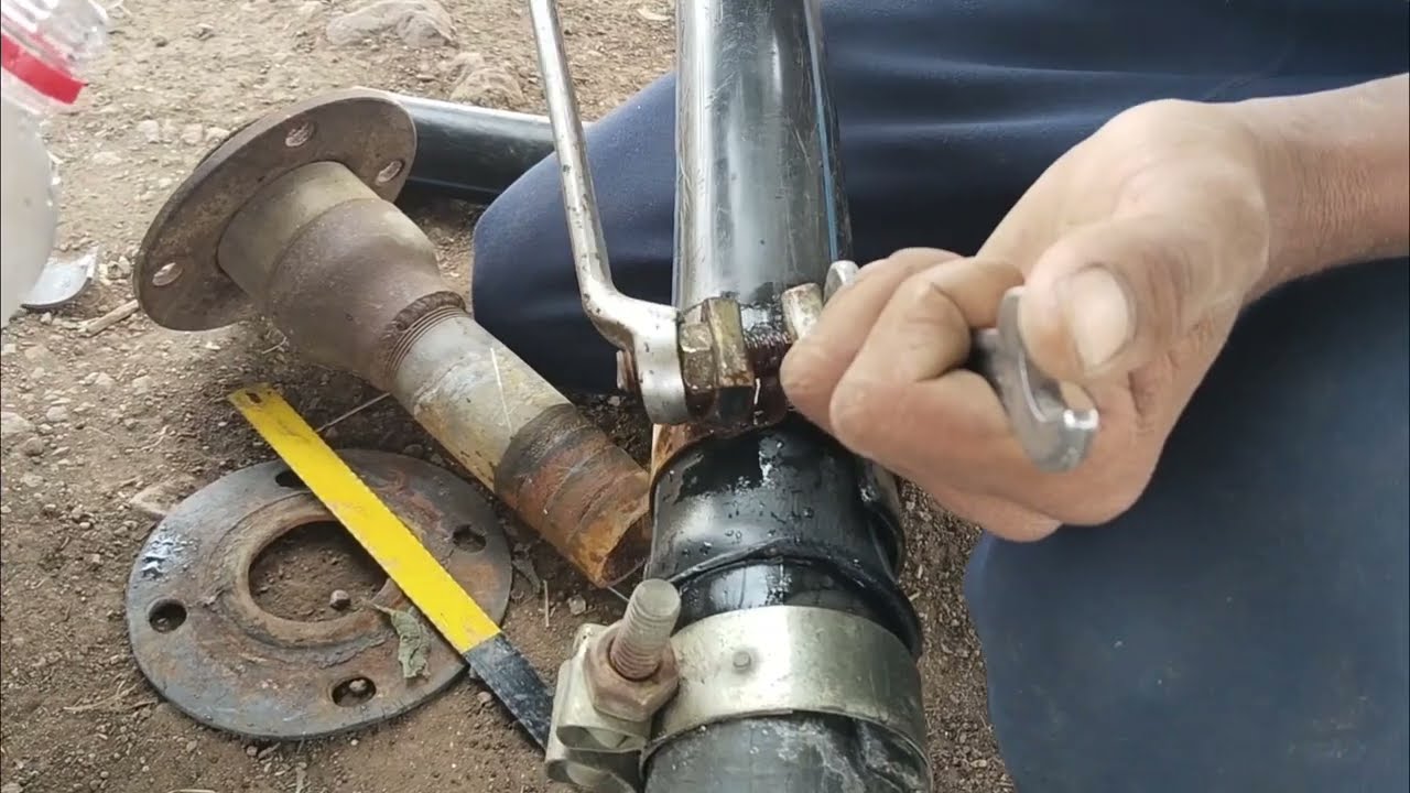 💦how to HDPE pipe leakage cantrol 🧑‍🔧#viralvideo #hdpepipe #hdpe