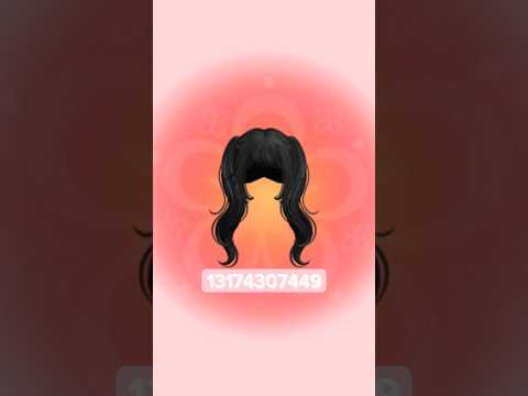 BLACK aesthetic hair