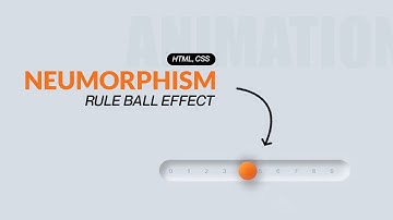 How To Make Neumorphism Rule Ball Animation With HTML/CSS | Pure CSS | DesignTorch