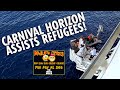 CARNIVAL HORIZON HELPS REFUGEES IN DISTRESS | FUN DAY AT SEA VLOG |  BBD RUM RUN GROUP CRUISE