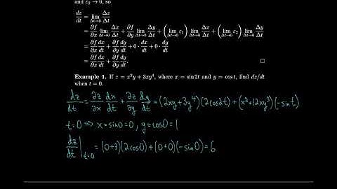 Calculus 14.5 The Chain Rule